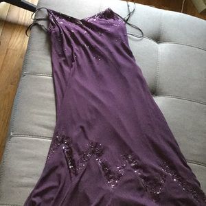 Formal deep plum dress